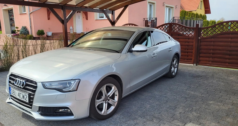 Audi A5 cena 56500 przebieg: 350000, rok produkcji 2012 z Nowogrodziec małe 29